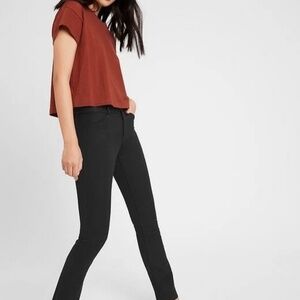 Banana Republic Bi-Stretch Mid-Rise Sloan pants Black Size 4